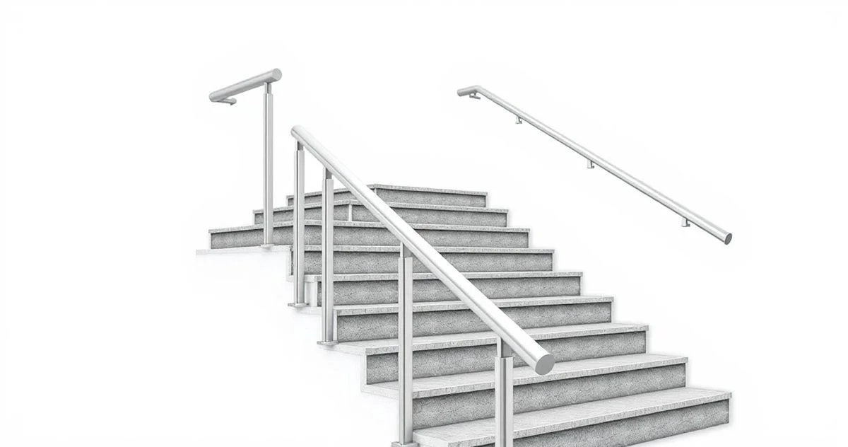 Guarda corpo escada vidro e aluminio